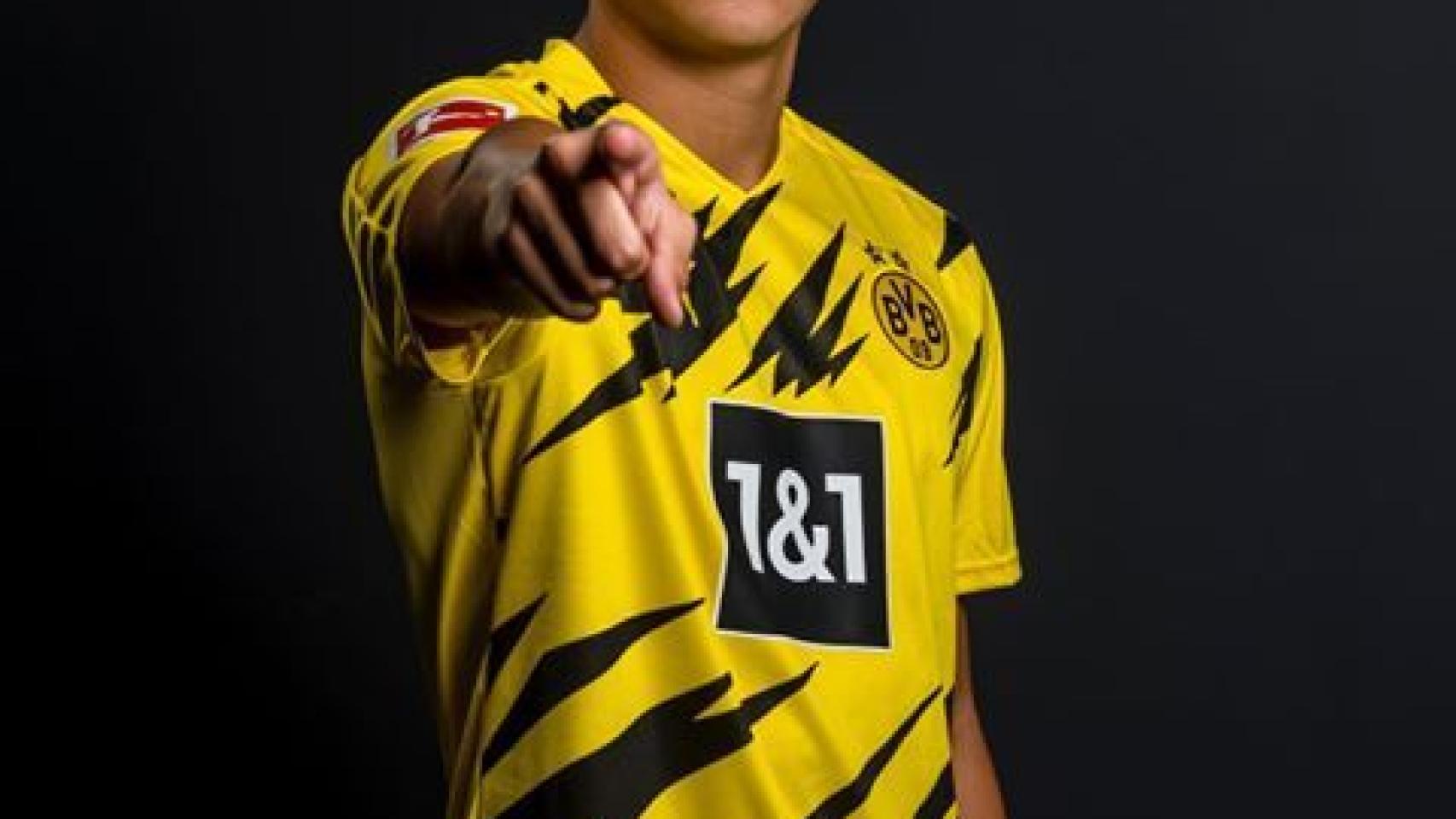 Reinier Jesus, con la equipación del Borussia Dortmund. Foto: Instagram (@reinier.jesus)