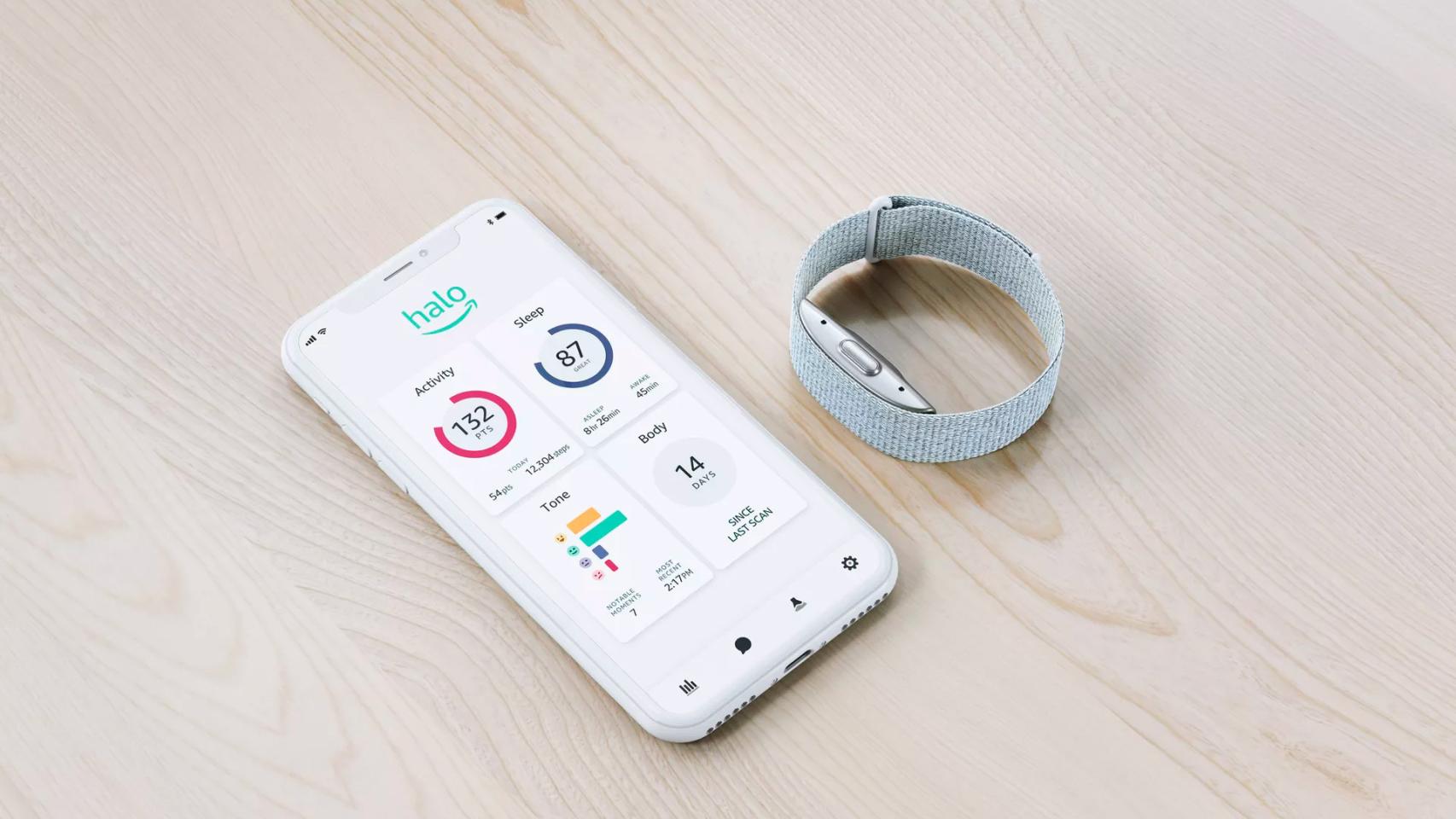 La nueva pulsera de Amazon te escanea el cuerpo y la voz: Amazon Halo