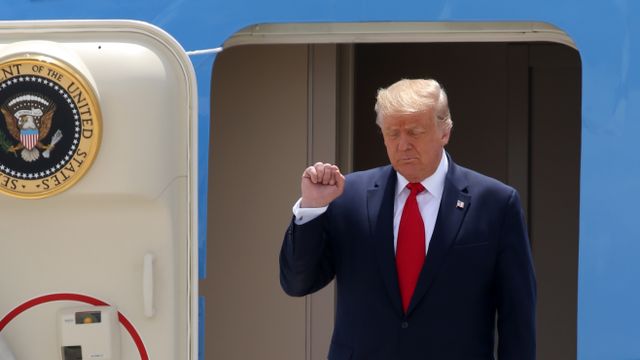 El presidente de los EEUU, Donald Trump.