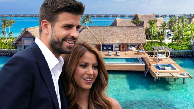 Shakira y Piqué, de vacaciones, en un fotomontaje de JALEOS.