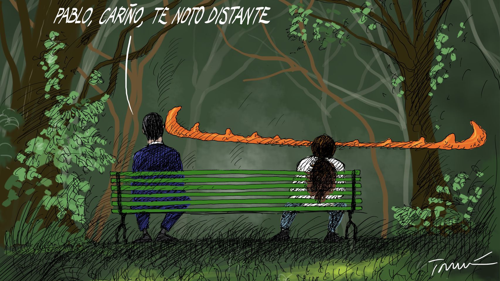 Pablo se distancia...