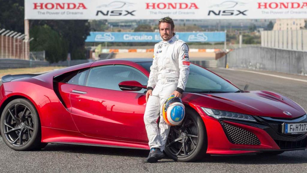 Con el Honda NSX.