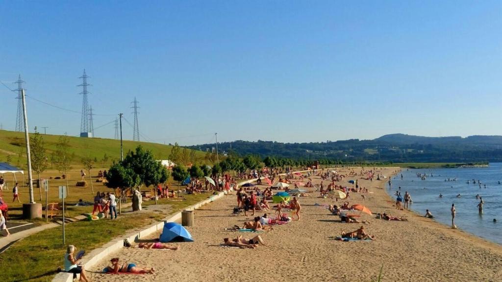 Playa del lago de As Pontes