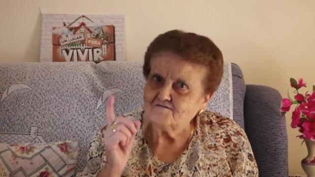 Rosario en la captura de su último vídeo viral.