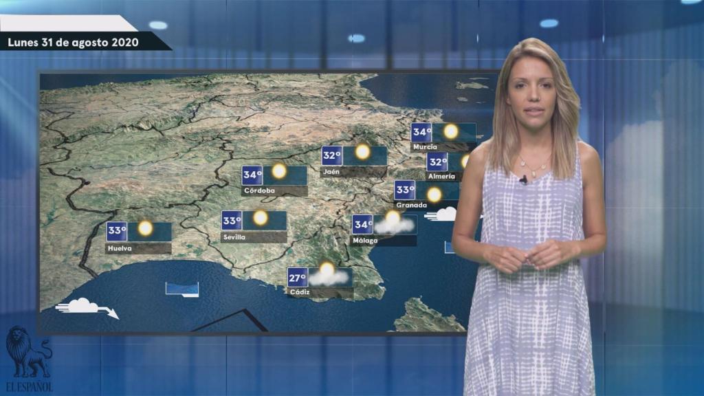 El tiempo para este lunes, 31 de agosto.