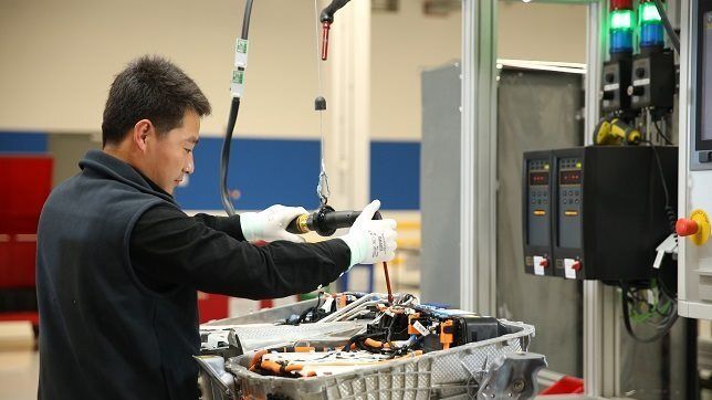 Un trabajador chino.