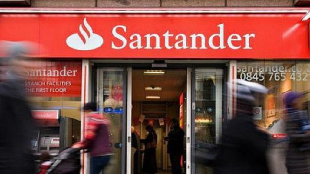 Oficina de Banco Santander.