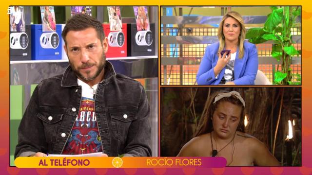 Rocío Flores, en directo, en 'Sálvame'.