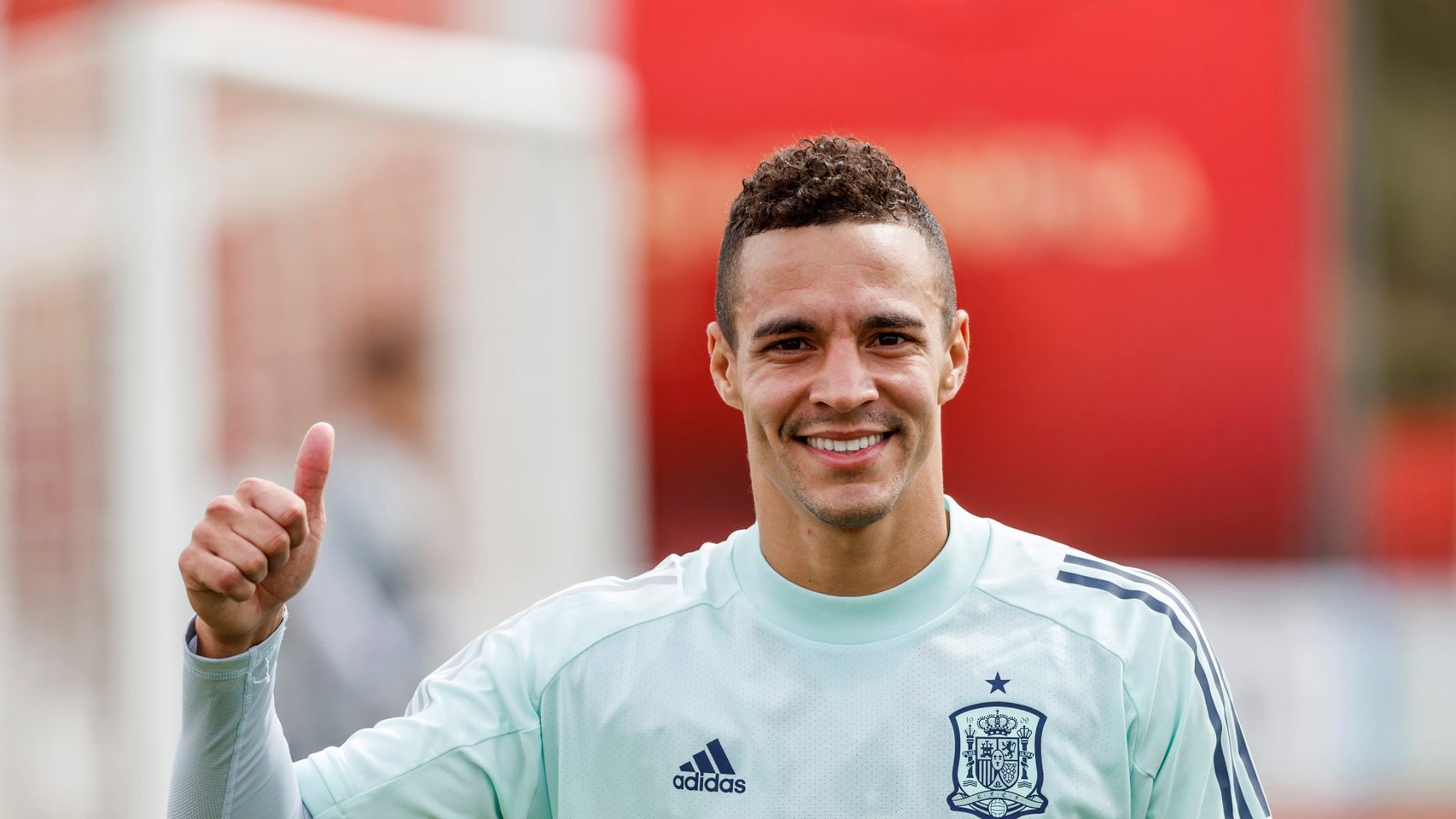 Rodrigo durante la concentración de la Selección Española