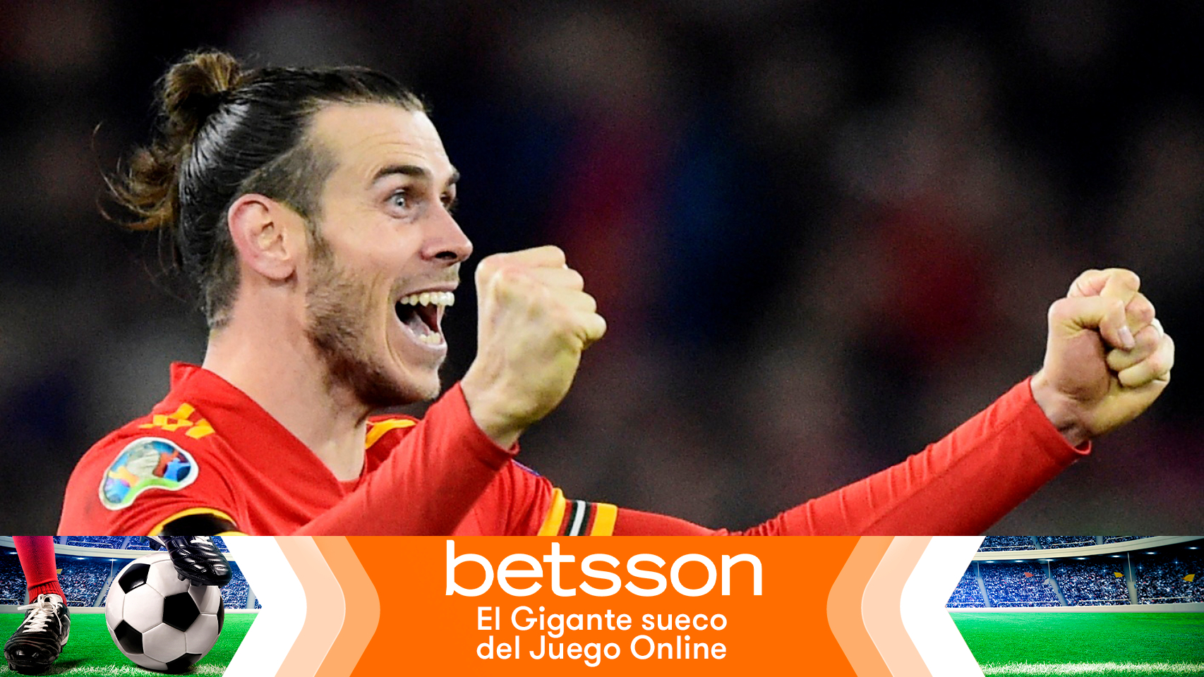 Gareth Bale, en un partido con la selección de Gales