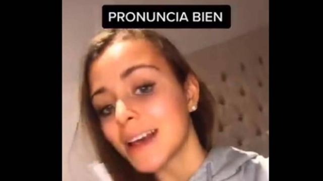 Captura del vídeo de la joven que se ha hecho viral.