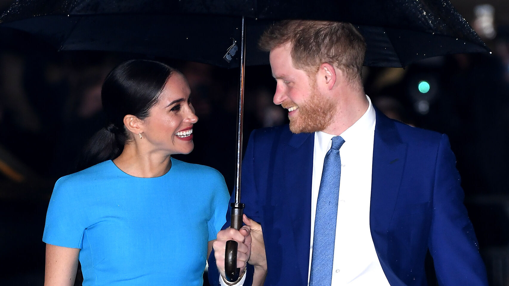 El príncipe Harry y Meghan Markle en Londres.