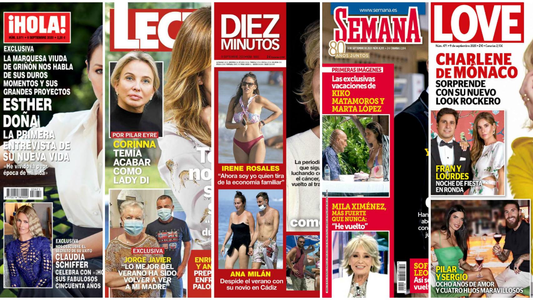Estas son las revistas de este miércoles.