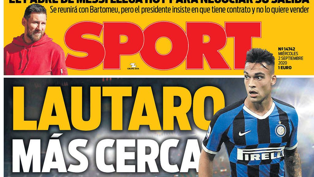Portada Sport (02/09/20)