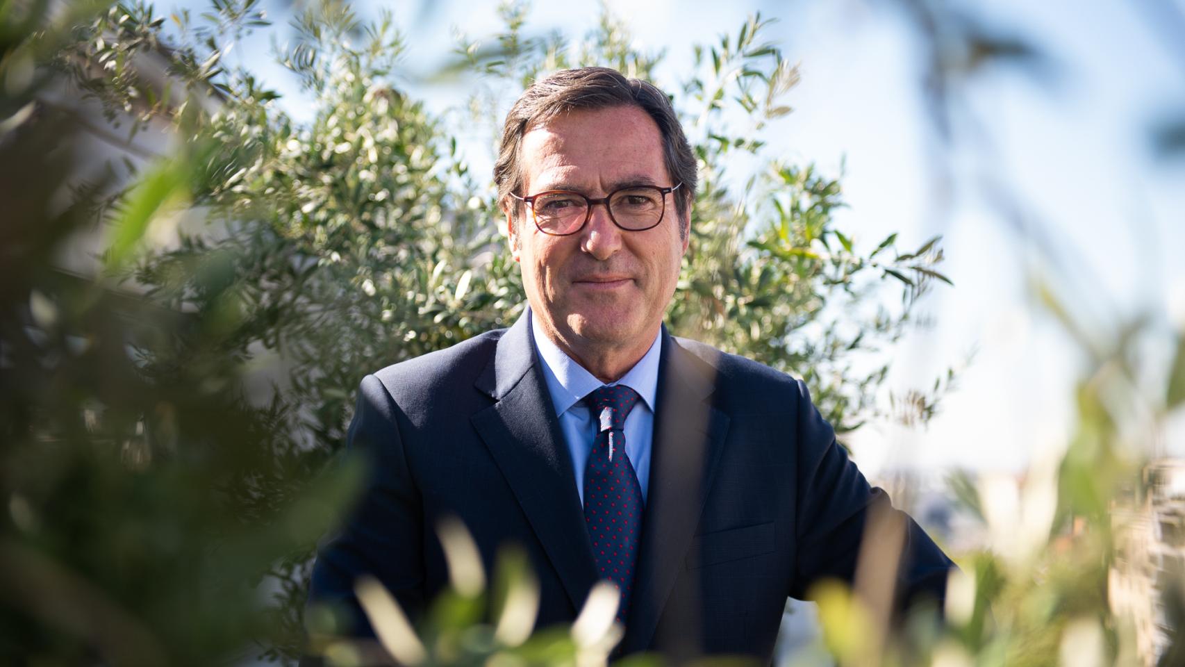 El presidente de la CEOE, Antonio Garamendi.
