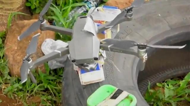 Dron empelado por los cárteles de la droga en México