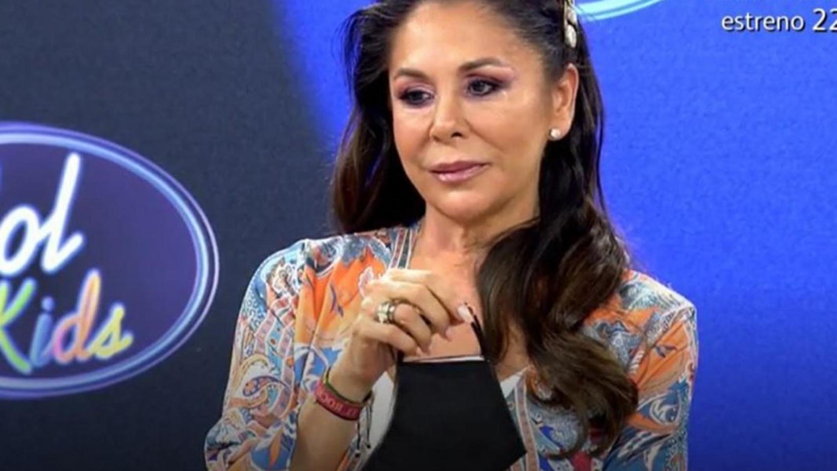 Isabel Pantoja durante la presentación de 'Idol Kids'.