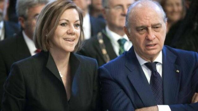 María Dolores de Cospedal y  Jorge Fernández Díaz