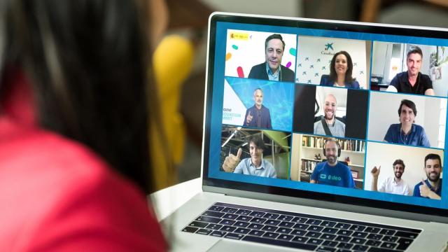 Un momento del evento virtual de presentación de los ganadores de los últimos Premios EmprendedorXXI.