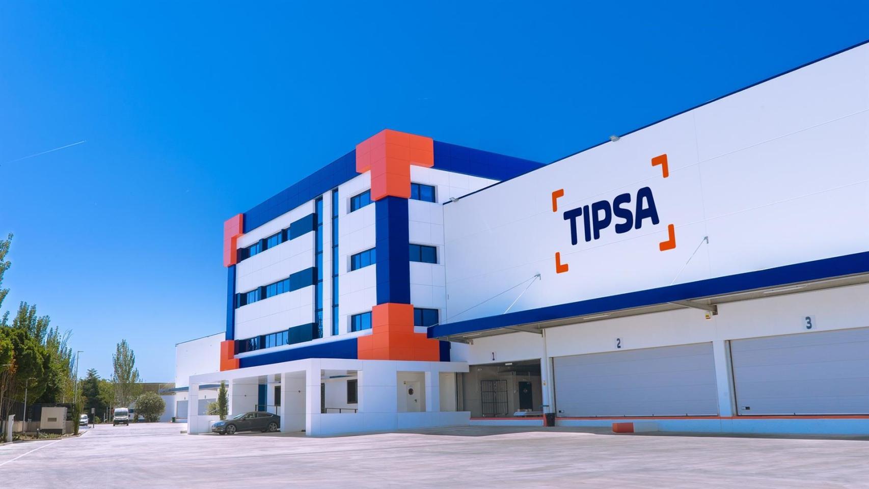 Las nuevas instalaciones de Tipsa.