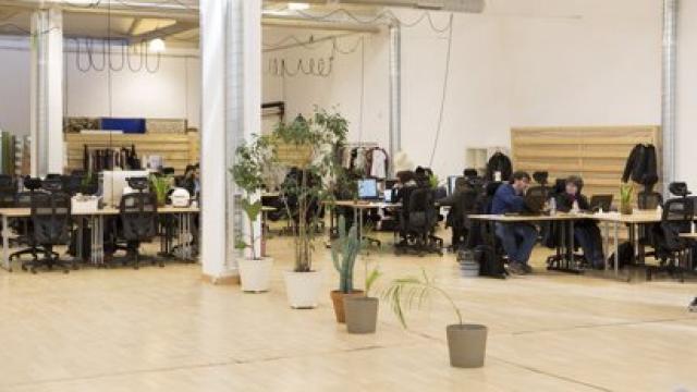 Una instalación de  'coworking'.