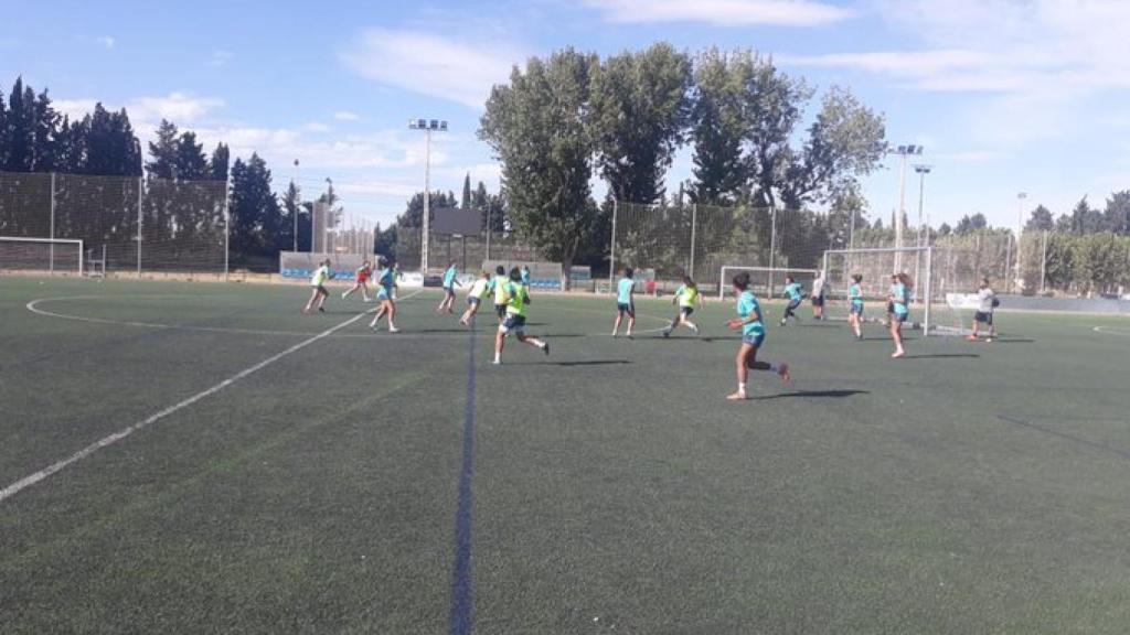 Entrenamiento del Zaragoza CFF