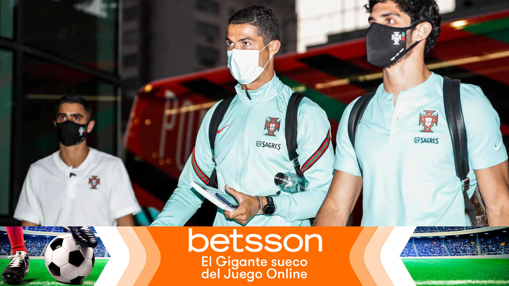 Cristiano llega a la concentración de Portugal - Betsson3