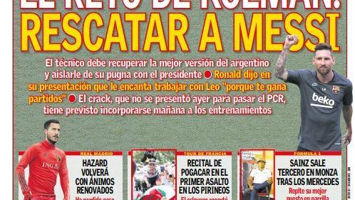 La portada del diario AS (06/08/2020)