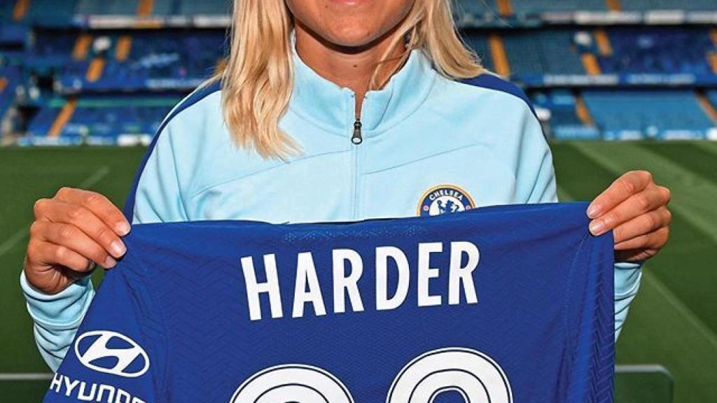 Pernille Harder, la futbolista más cara de la historia. Foto: Instagram (@chelseafcw)