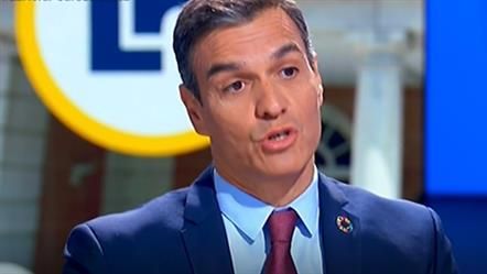 Pedro Sánchez en TVE.