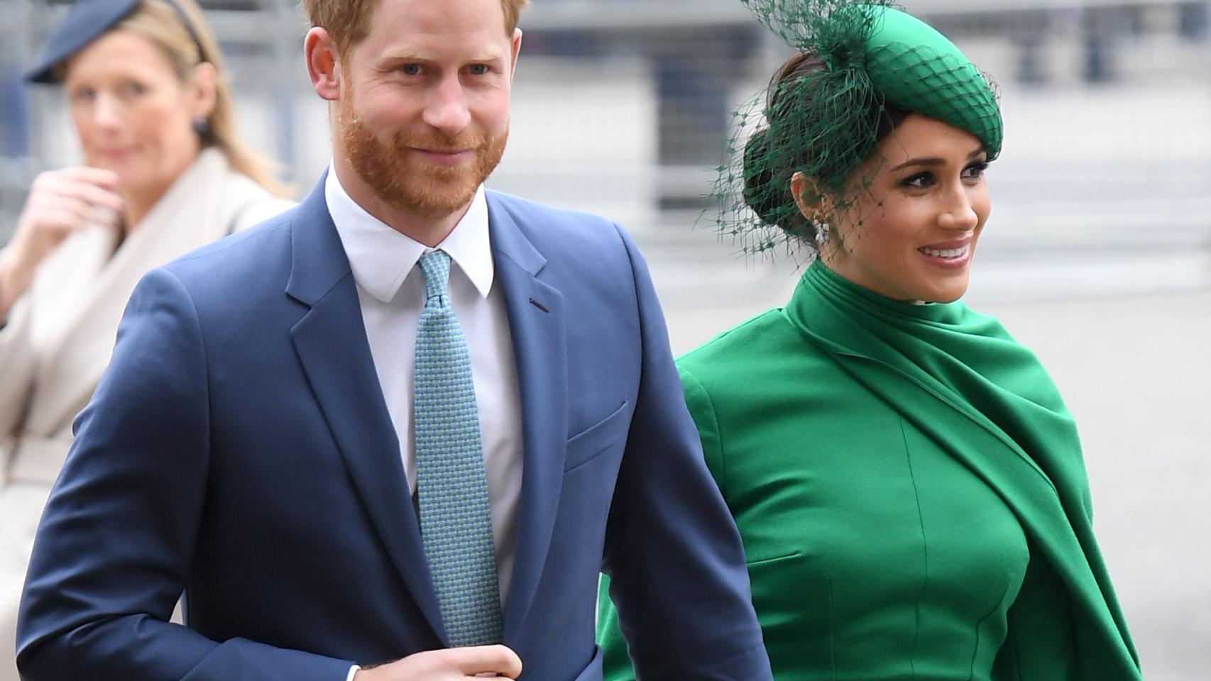 Harry y Meghan en la celebración del día de la Commonwealth en Londres en marzo de 2020.