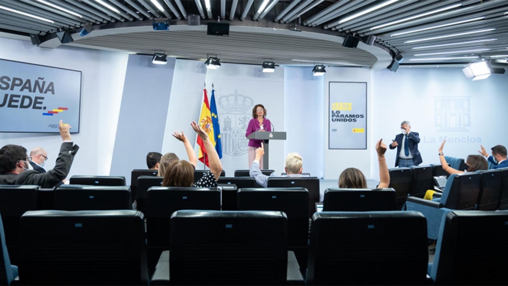La ministra de Hacienda y portavoz del Gobierno, María Jesús Montero.