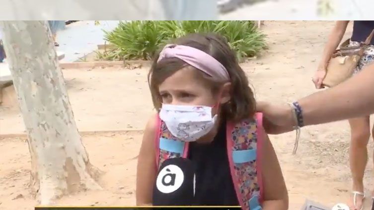 Captura de la intervención de la niña que se ha hecho viral.