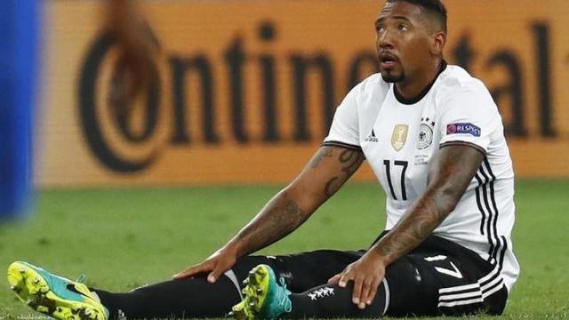 Boateng durante un partido con la selección de Alemania
