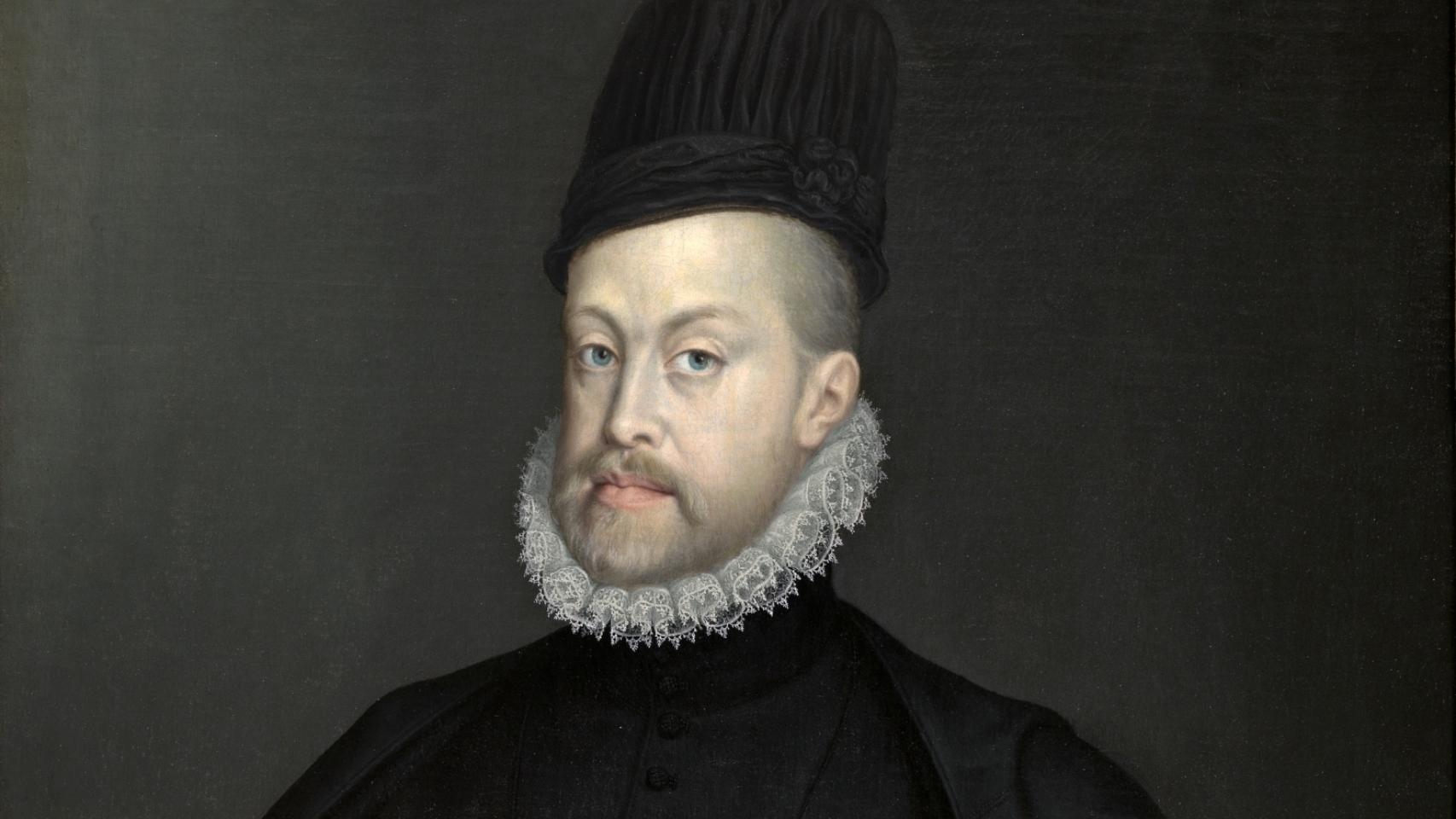 Felipe II retratado por Sofonisba Anguissola.