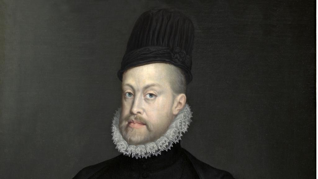 Felipe II retratado por Sofonisba Anguissola.