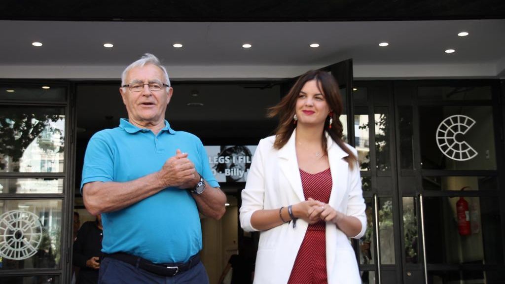 Joan Ribó, alcalde de Valencia, y Sandra Gómez, vicealcaldesa. EE