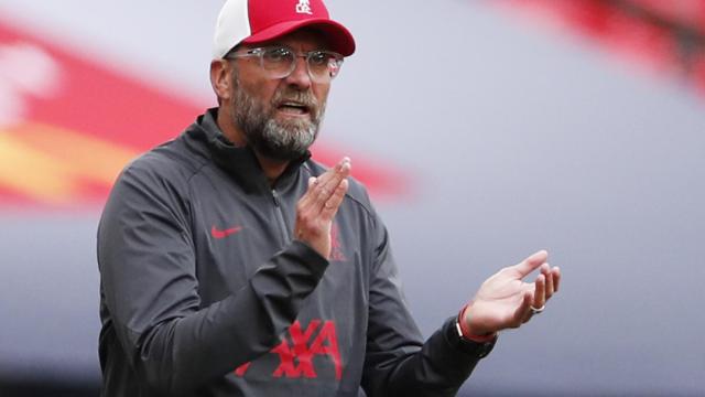 Klopp, durante un partido del Liverpool