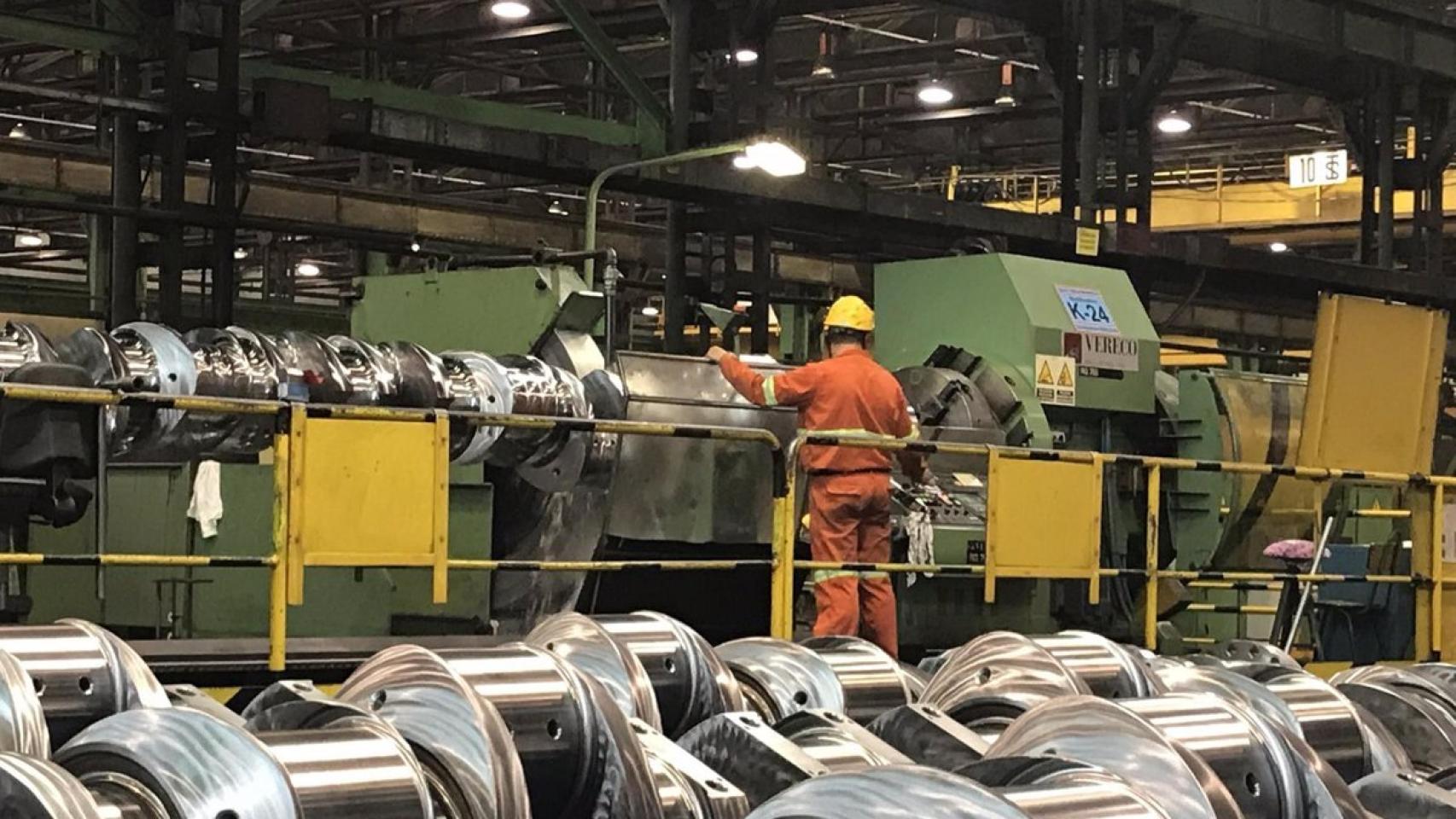 Una instalación industrial.