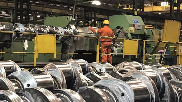 Una instalación industrial.