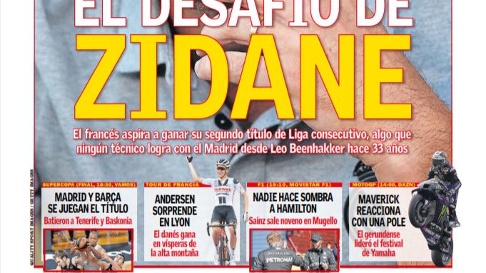 La portada del diario AS (13/09/2020)