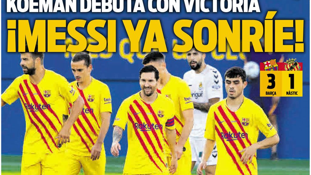 La portada del diario Sport (13/09/2020)