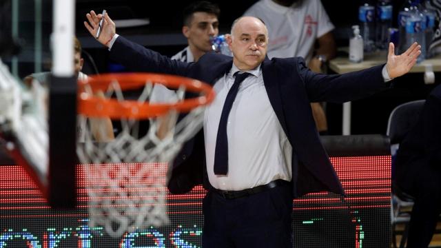 Pablo Laso, durante la Supercopa Endesa 2020