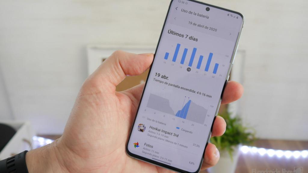 Métricas de batería en Android