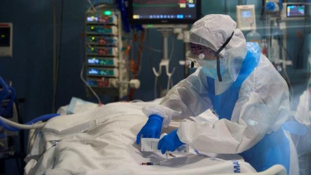 Imagen de una UCI destinada a la Covid-19./