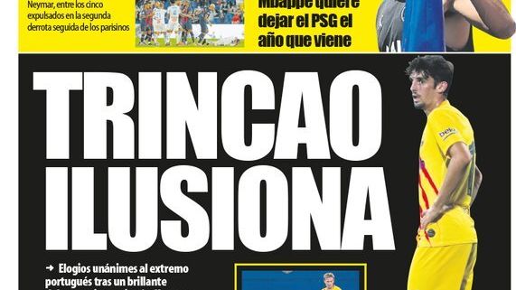 La portada del diario Mundo Deportivo (14/09/2020)