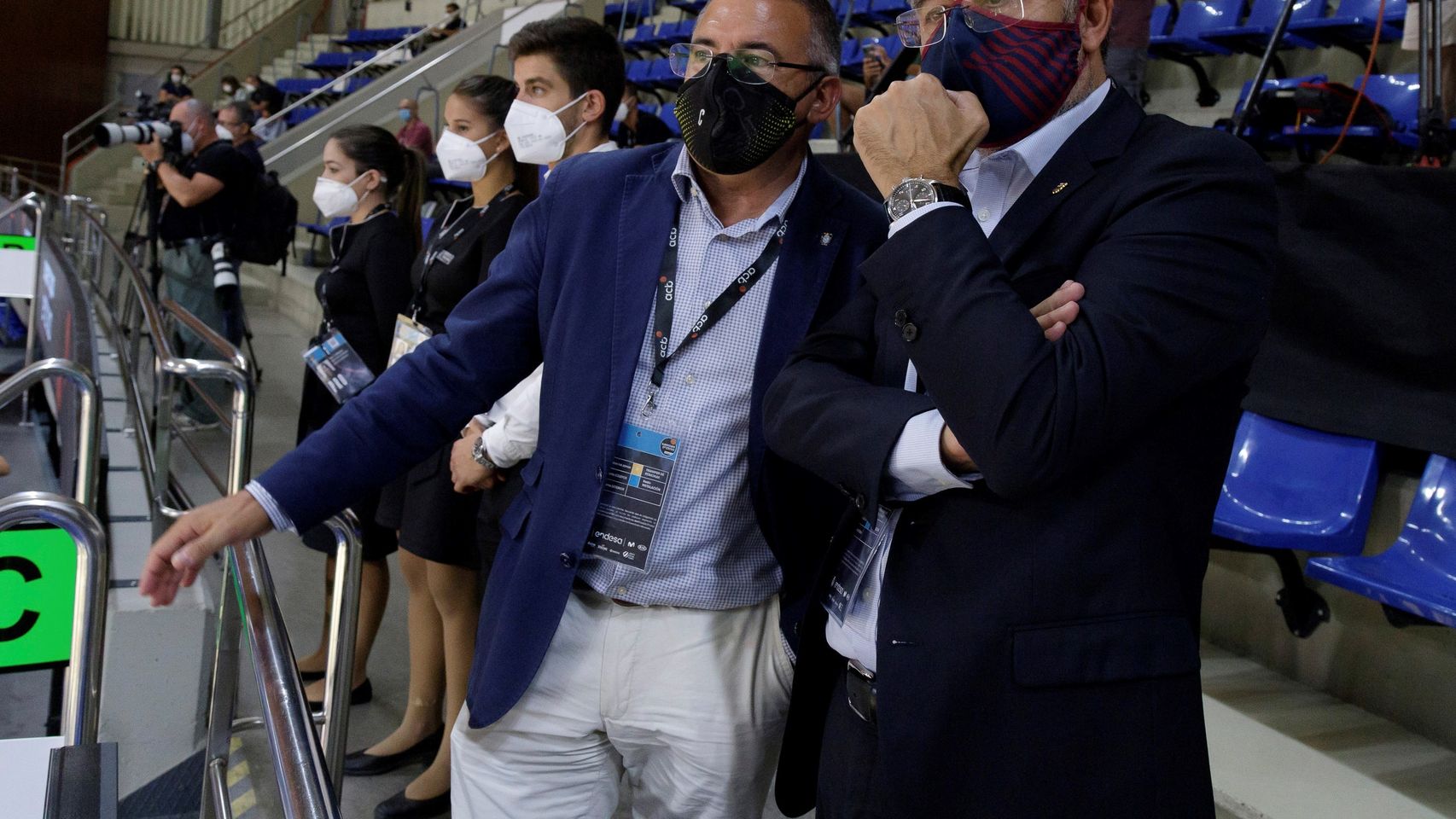 Josep María Bartomeu, durante la Supercopa Endesa