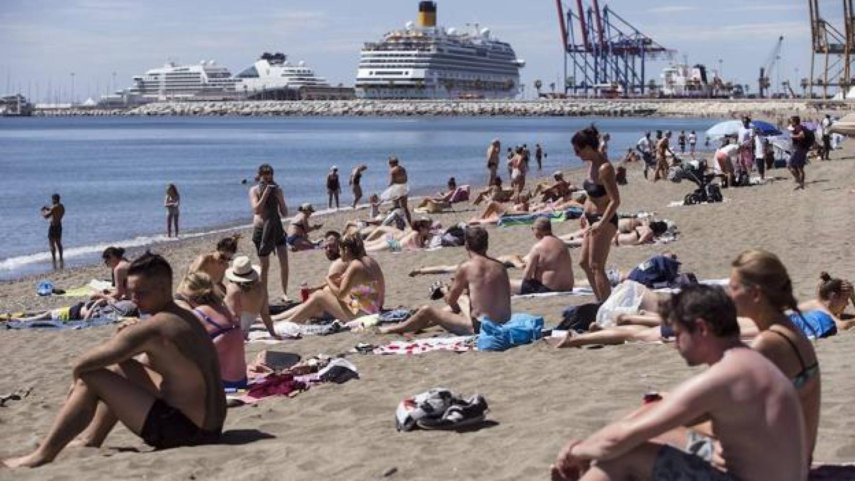 Playa de Málaga capital