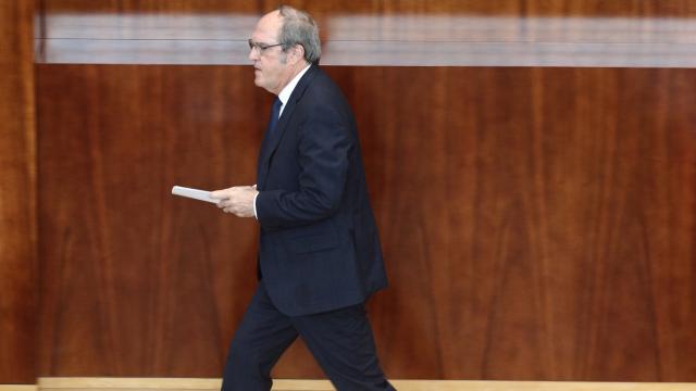Gabilondo subiendo a la tribuna.