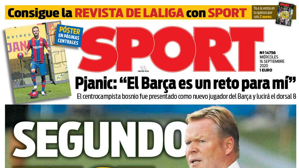 Portada Sport 16-09-2020